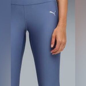 Puma Velocity High Waisted Women's Periwinkle Blue Leggings with Side Pockets